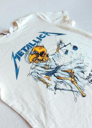 Футболка рок мерч h&m metallica металлика5 фото