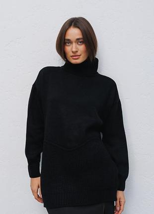 Акция вязаный свитер оверсайз