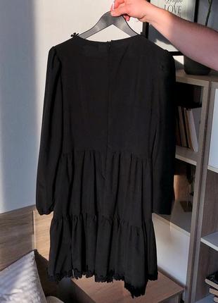 Коктельное платье черного цвета от сr3 фото