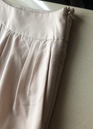 Брюки брюки женские бежевые oodji укороченные4 фото