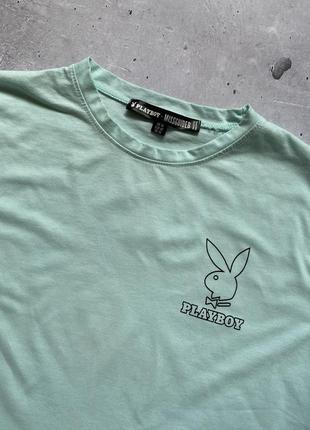 Женская футболка playboy &amp; missguided размер l-xl3 фото