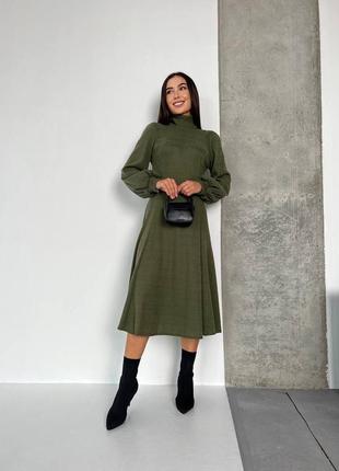 Стильное платье из ангоры