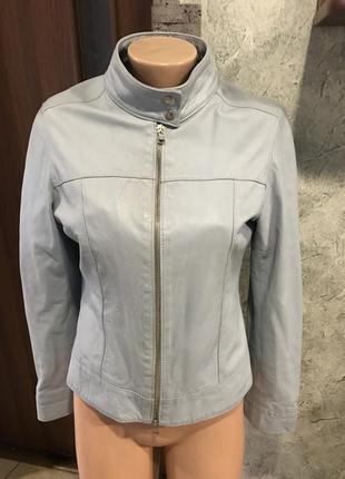 Куртка пиджак кожа 44-462 фото