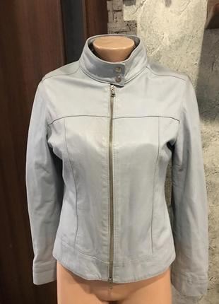 Куртка пиджак кожа 44-466 фото