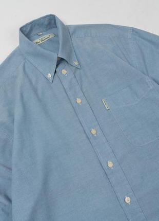 Ben sherman vintage  shirt&nbsp;blue мужская рубашка1 фото