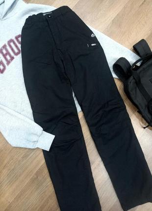 Утепленные брюки craghoppers, фирменные трекинговые черные широкие брюки2 фото