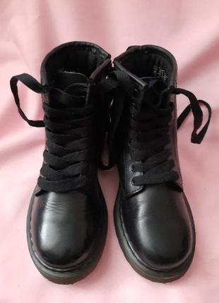 Натуральна шкіра справжні черевики ботинки dr.martens p.30