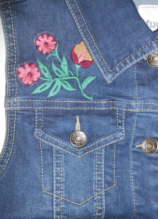 Красива джинсова жилетка mudd на дівчинку 14 років8 фото