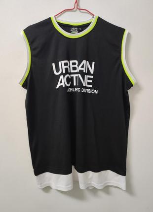 Майка мужская спортивная базовая черная urban active, размер xl2 фото