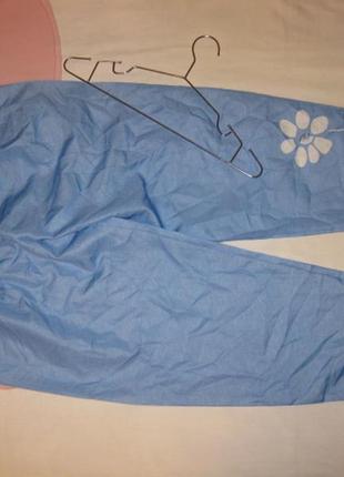 Удобные на резинке пижамные спальни штаны   брюки длинные с карманами км1891 на длинные ноги хл xl7 фото