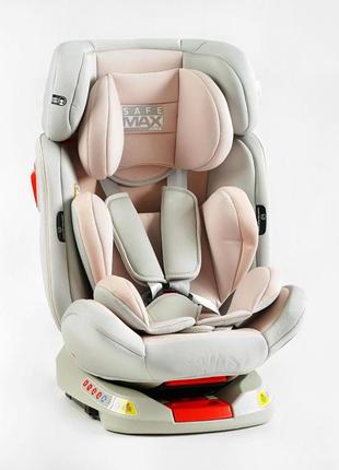 Автокрісло joy safemax sf isofix, група 1-2-3, 360 градусів, рожевий 91540