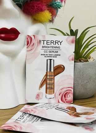 Оригинальный пробник сияющая основа под макияж by terry brightening cc serum 4 sunny flash