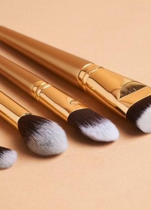 Набор кистей для макияжа luxie gitter and gold brush set5 фото