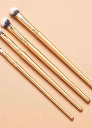 Набор кистей для макияжа luxie gitter and gold brush set6 фото