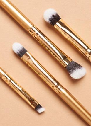 Набор кистей для макияжа luxie gitter and gold brush set7 фото