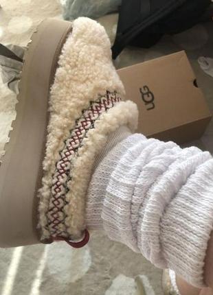 Уггі угги уги угі ugg tazz braid slippers (premium)