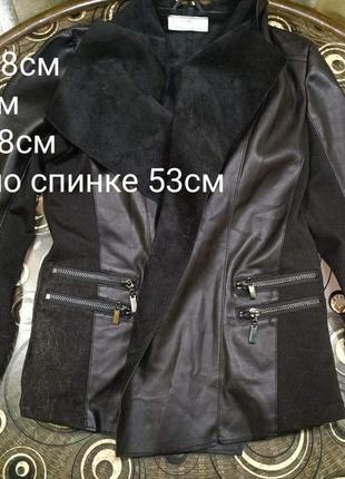 Легкая  кожаная куртка- пиджак wallis5 фото