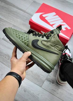 Nike lunar force 1 duckboot green2 фото