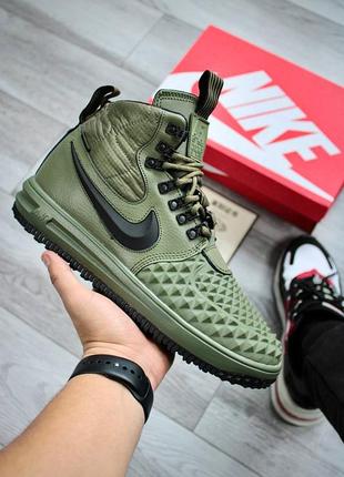 Nike lunar force 1 duckboot green3 фото