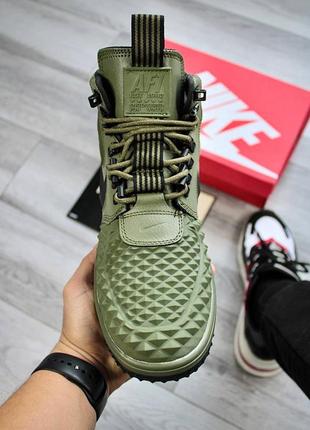 Nike lunar force 1 duckboot green6 фото