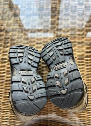 Зимові шкіряні черевики трекінгові hi-tec waterproof оригінальні хакі5 фото