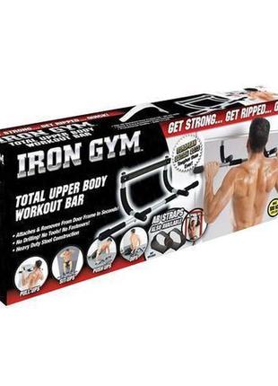 Турник для дома айрон джим брусья iron gym тренажер в дверной проём!8 фото