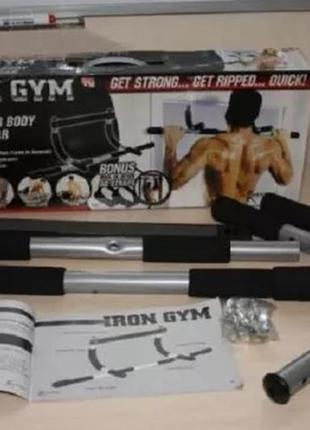 Турник для дома айрон джим брусья iron gym тренажер в дверной проём!10 фото