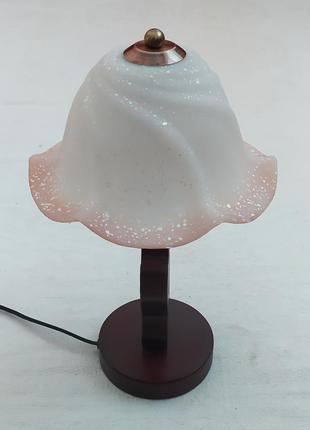 Запасний плафон абажур скло для настільної лампи діаметр 19 см