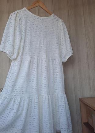 Летнее, белое платье lc waikiki, размер s2 фото