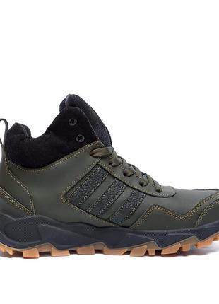 Мужские зимние ботинки adidas terrex green