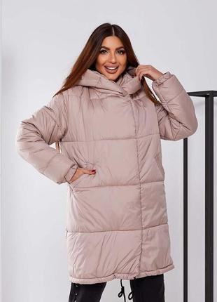 Жіноча зимова куртка,женская зимняя куртка,жіноче зимове довге тепле пальто,женское длинное тёплое пальто,пуховик3 фото