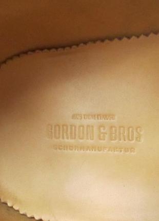 Кожаные демисезонные ботинки " gordon &amp; bros ". 41.5-42р. ( 28 см). немцы.5 фото