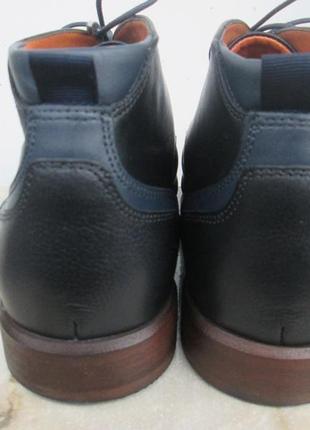 Кожаные демисезонные ботинки " van lier". 44 р. ( 29 см). голандия.3 фото