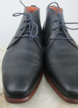 Кожаные демисезонные ботинки " van lier". 44 р. ( 29 см). голандия.2 фото