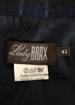 Добротная (шерсть, кашемир) юбка в складку от brax, размер 42, укр 50-52-547 фото