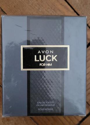 Туалетна вода avon luck для нього