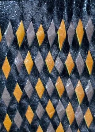 Сумка кожаная плетеная из натуральной кожи2 фото