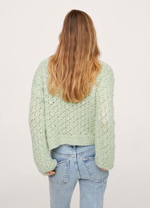 Свитер, светр, светр з альпакою вʼязаний, вязаный свитер ддемпер4 фото