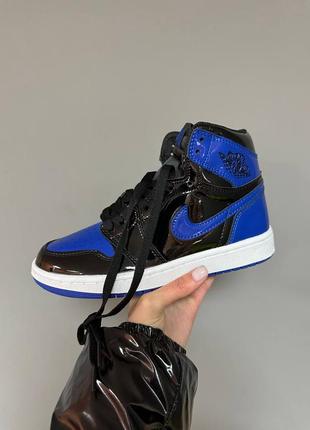 Кросівки nike retro air jordan retro 1  « patent royal blue »
