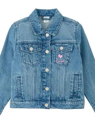 Джинсова куртка джинсовий піджак для дівчинки cool club кул клаб3 фото