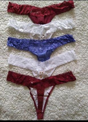Набір з 5 шт. трусики з мереживом від примарк !