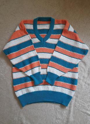 Теплый качественный джемпер 50-52-54