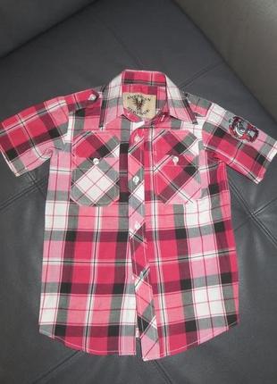 Рубашка, шведка american heritage на мальчика 3-4 лет