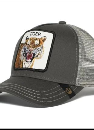 Нова бейсболка кепка trucker tiger тигр