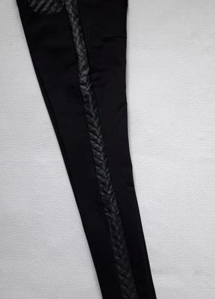 Суперовые стрейчевые брюки леггинсы со стёгаными лампасами crazi lover10 фото
