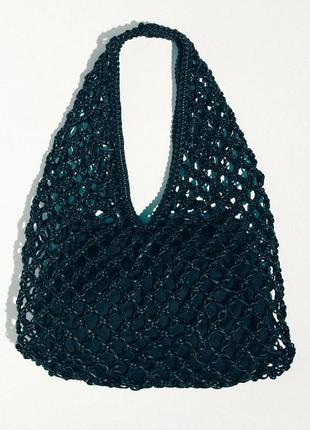 Плетеные сумки авоски zara7 фото
