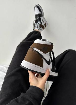 Кроссовки nike air jordan 1 retro high “dark mocha”5 фото