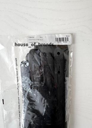 Coach leather tech gloves брендовые женские кожаные перчатки оригинал кожа на подарок...