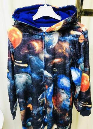 Суцільна піжама space fleece для хлопчиків childrensplace5 фото