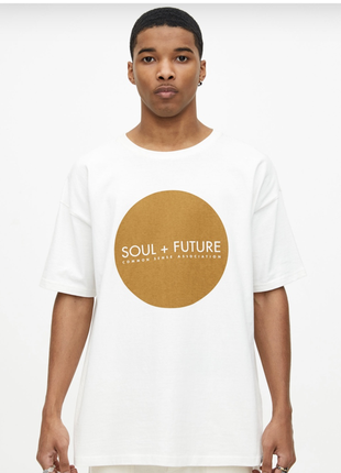 Нова футболка pull bear soul + future, art: 9232/520/2514 фото